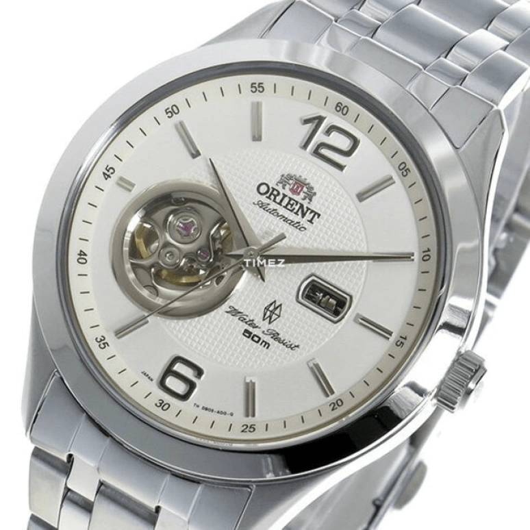 Orient,Other 0mm,0mm,Stainless Steel,White,Automatic,Sapphire,Crystal Glass,Round,SDB05001W0