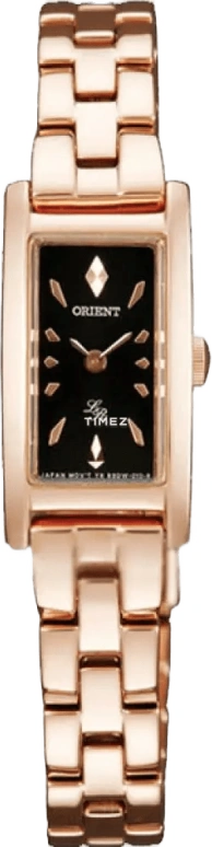 Orient,Other 14x27.50mm,14x27.50mm,Stainless Steel,Black,Quartz,Hardlex,Glass,Rectangular,RBDW001B