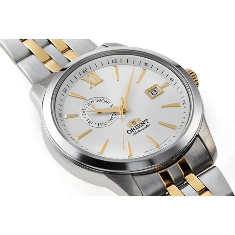 Orient,Classic 43mm,43mm,Stainless Steel,White,Automatic,Date,Day,FAL00001W