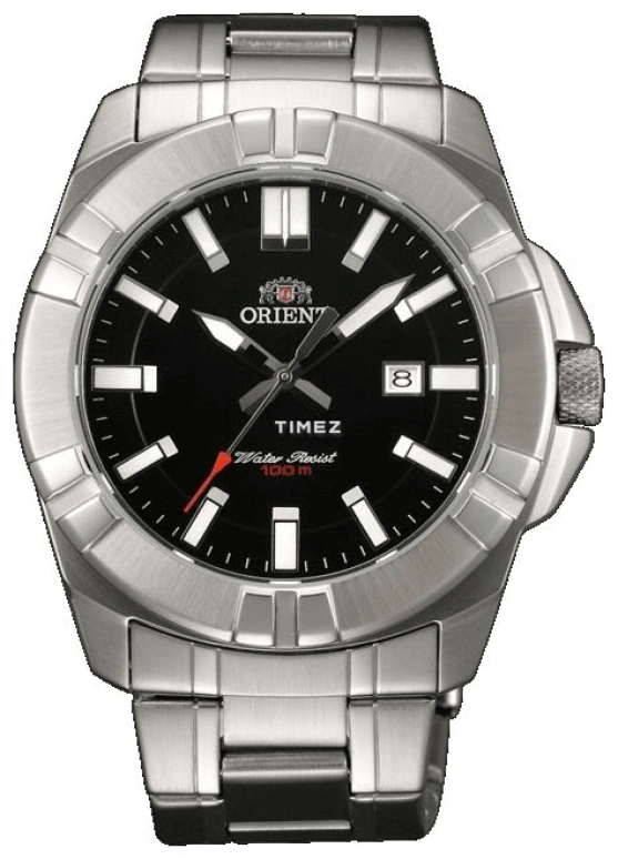 Orient,Sports 42mm,42mm,Stainless Steel,Black,Quartz,Day,Hardlex,Glass,UNE8002B