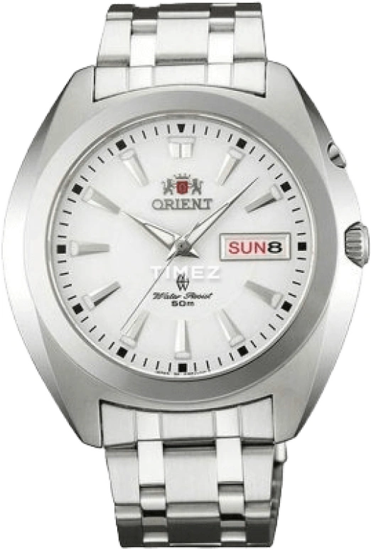 Orient,Other 42mm,42mm,Stainless Steel,Silver White,Automatic,Date,Day,SEM6V002W2