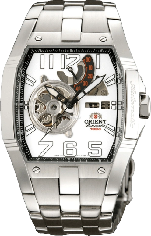 Orient,Other 40.70mm,40.70mm,Stainless Steel,White,Automatic,Power Reserve Indicator,Hardlex,CFTAB002W