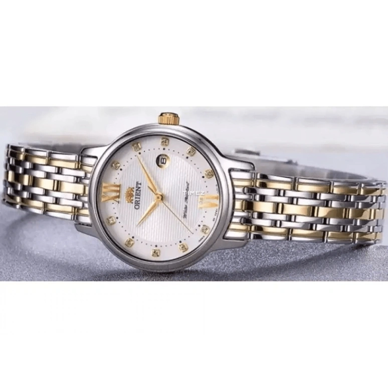 Orient,Other 28mm,28mm,Stainless Steel,White,Quartz,Day,Sapphire,SSZ45002W