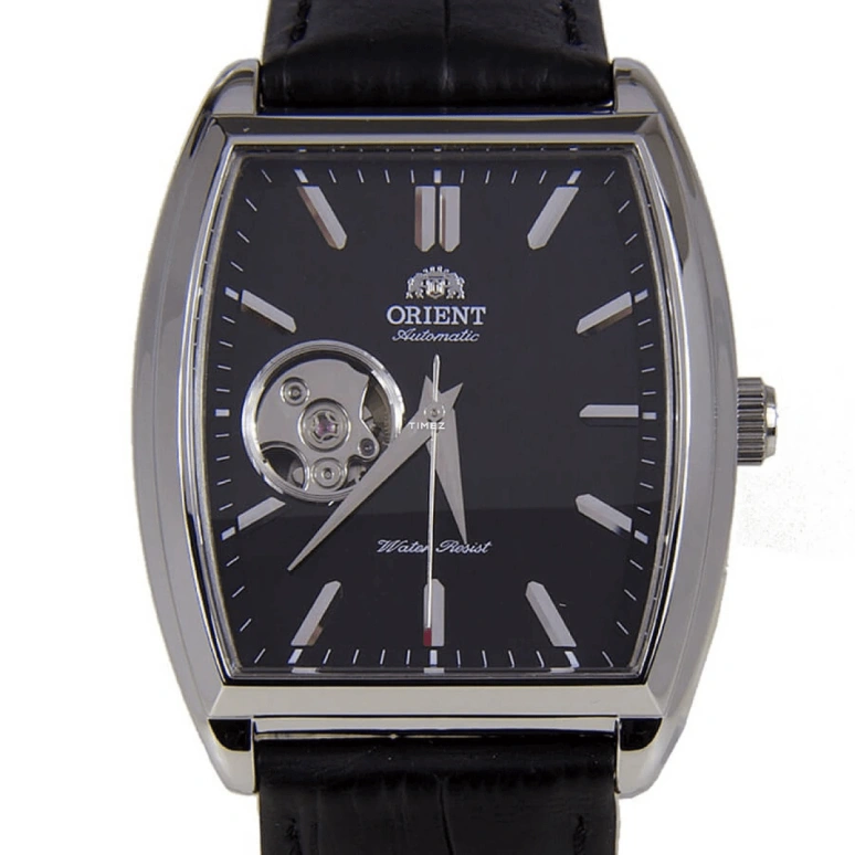 Orient,Classic 37x46mm,37x46mm,Stainless Steel,Black,Spring Drive,Sapphire,Glass,Tonneau,FDBAF002B
