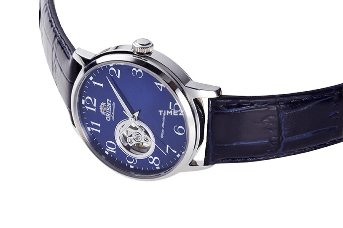 Orient,Classic 41mm,41mm,Stainless Steel,Blue,Automatic,Sapphire,Crystal Glass,Round,RA,RA-AG0011L