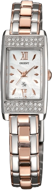Orient,Other 15.70x31mm,15.70x31mm,Stainless Steel,White,Quartz,Hardlex,Glass,Rectangular,UBTY005W