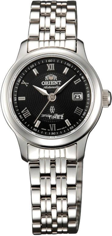 Orient,Other 27mm,27mm,Stainless Steel,Black,Automatic,Day,Sapphire,Crystal Glass,SNR1P002B0