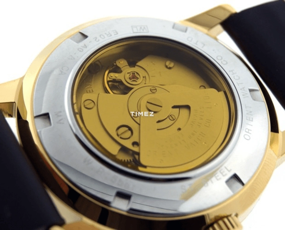 Orient,Other 41.40mm,41.40mm,Stainless Steel,Black,Automatic,Day,Hardlex,Glass,ER02007B