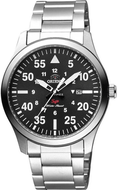 Orient,Sports 42mm,42mm,Stainless Steel,Black,Quartz,Day,Sapphire,Crystal Glass,FUNG2001B