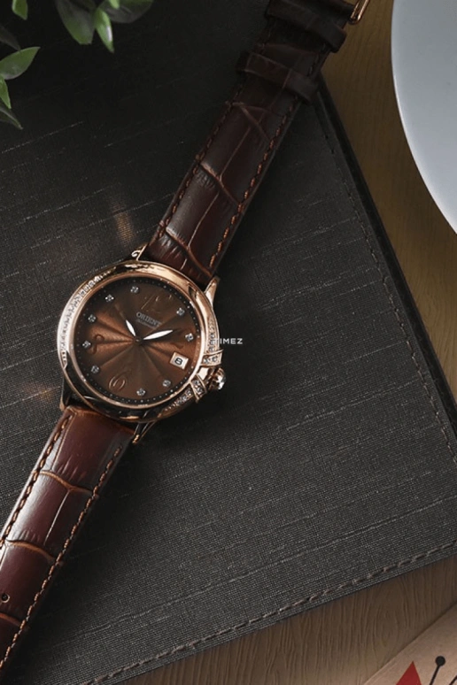 Orient,Other 38mm,38mm,Stainless Steel,Coffee,Automatic,Day,Sapphire,Crystal Glass,FAC07001T