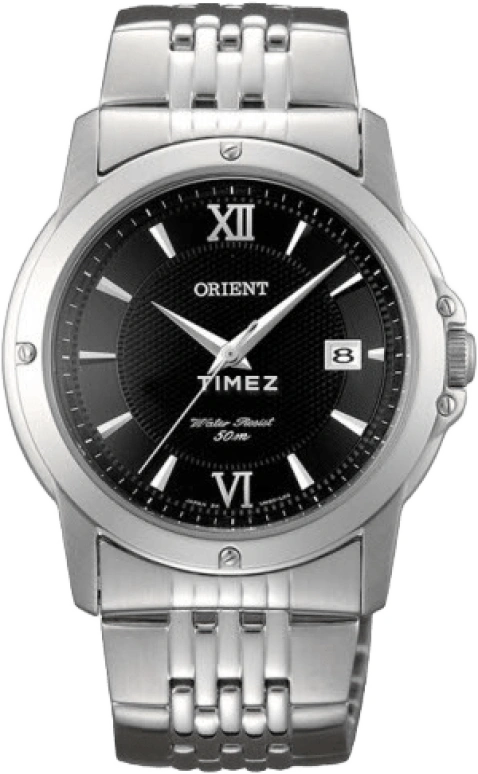 Orient,Other 38mm,38mm,Stainless Steel,Black,Quartz,Day,Sapphire,Crystal Glass,UN9X005B