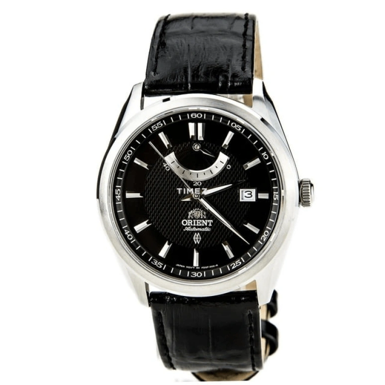 Orient,Classic 40mm,40mm,Stainless Steel,Black,Automatic,Day,Power Reserve Indicator,FFD0F002B