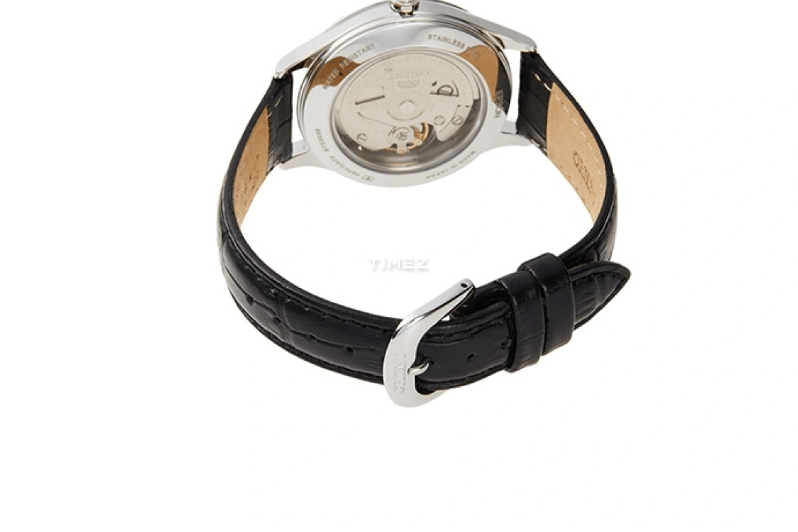 Orient,Other 36mm,36mm,Stainless Steel,Black,Handwound,Glass,Round,RA,RA-AG0019B