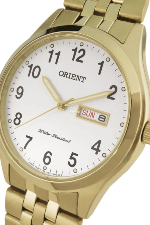 Orient,Other 37mm,37mm,Stainless Steel,White,Quartz,Date,Day,FUG1Y004W