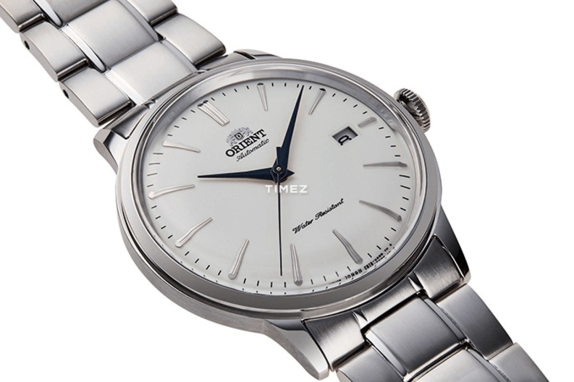 Orient,Other 40.50mm,40.50mm,Stainless Steel,White,Automatic,Day,Glass,RA,RA-AC0005S