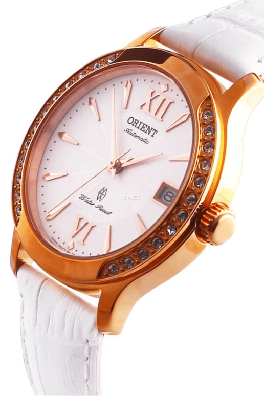 Orient,Other 36mm,36mm,Stainless Steel,White,Automatic,Day,Sapphire,Crystal Glass,FER2E002W