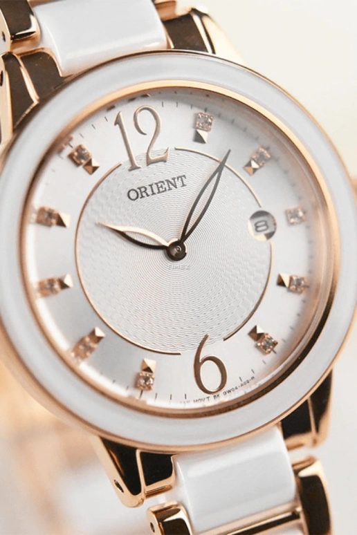 Orient,Other 38mm,38mm,Stainless Steel,White,Quartz,Day,Hardlex,Glass,FGW04002W