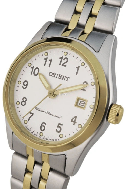 Orient,Other 26mm,26mm,Stainless Steel,White,Quartz,Day,Sapphire,Crystal Glass,FSZ46005W
