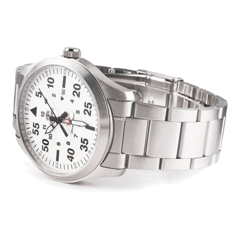 Orient,Sports 42mm,42mm,Stainless Steel,White,Quartz,Day,Sapphire,Crystal Glass,FUNG2002W