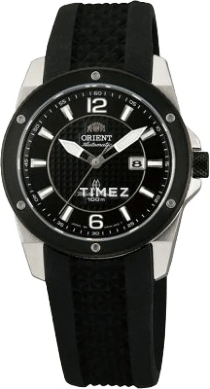 Orient,Sports 32mm,32mm,Stainless Steel,Black,Automatic,Day,Sapphire,Crystal Glass,SNR1H001B0