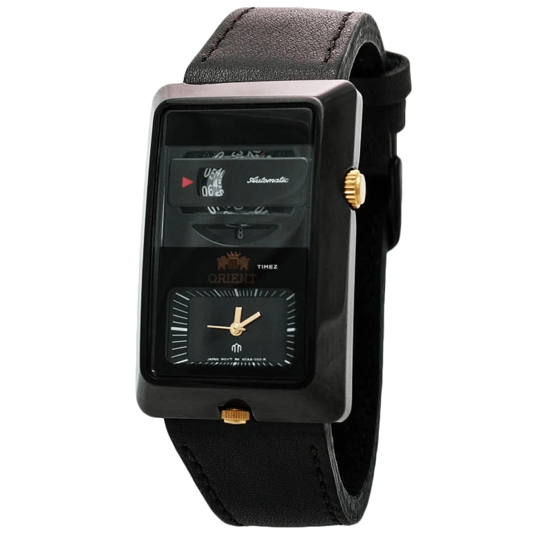 Orient,Other 31x49.50mm,31x49.50mm,Stainless Steel,Black,Quartz,Day,Sapphire,Crystal Glass,FXCAA002B