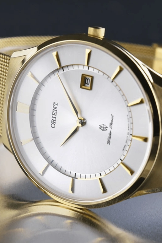 Orient,Other 39mm,39mm,Stainless Steel,White,Quartz,Day,Sapphire,FGW03003W