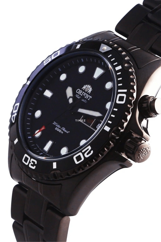 Orient,Other 41.50mm,41.50mm,Stainless Steel,Black,Automatic,Date,Day,FEM65007B