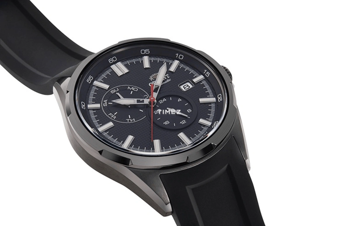 Orient,Sports 42.60mm,42.60mm,Stainless Steel,Black,Handwound,Date,Day,RA,RA-AK0605B
