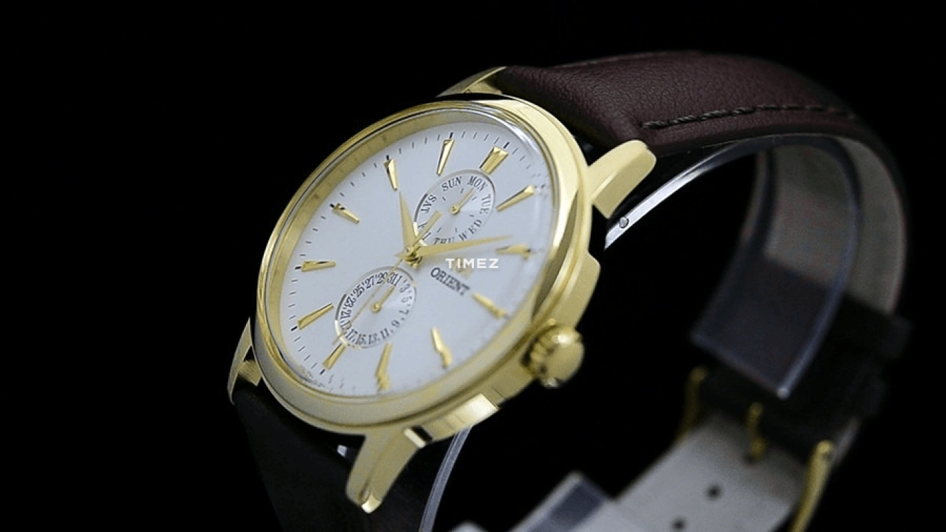 Orient,Other 41mm,41mm,Stainless Steel,White,Quartz,Date,Day,UW00003Y