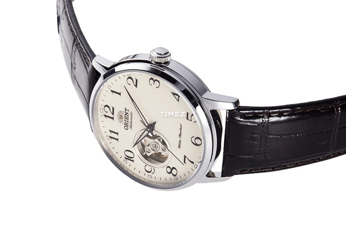 Orient,Classic 40.50mm,40.50mm,Stainless Steel,Yellow,Automatic,Handwound,Glass,Round,RA,RA-AG0010S