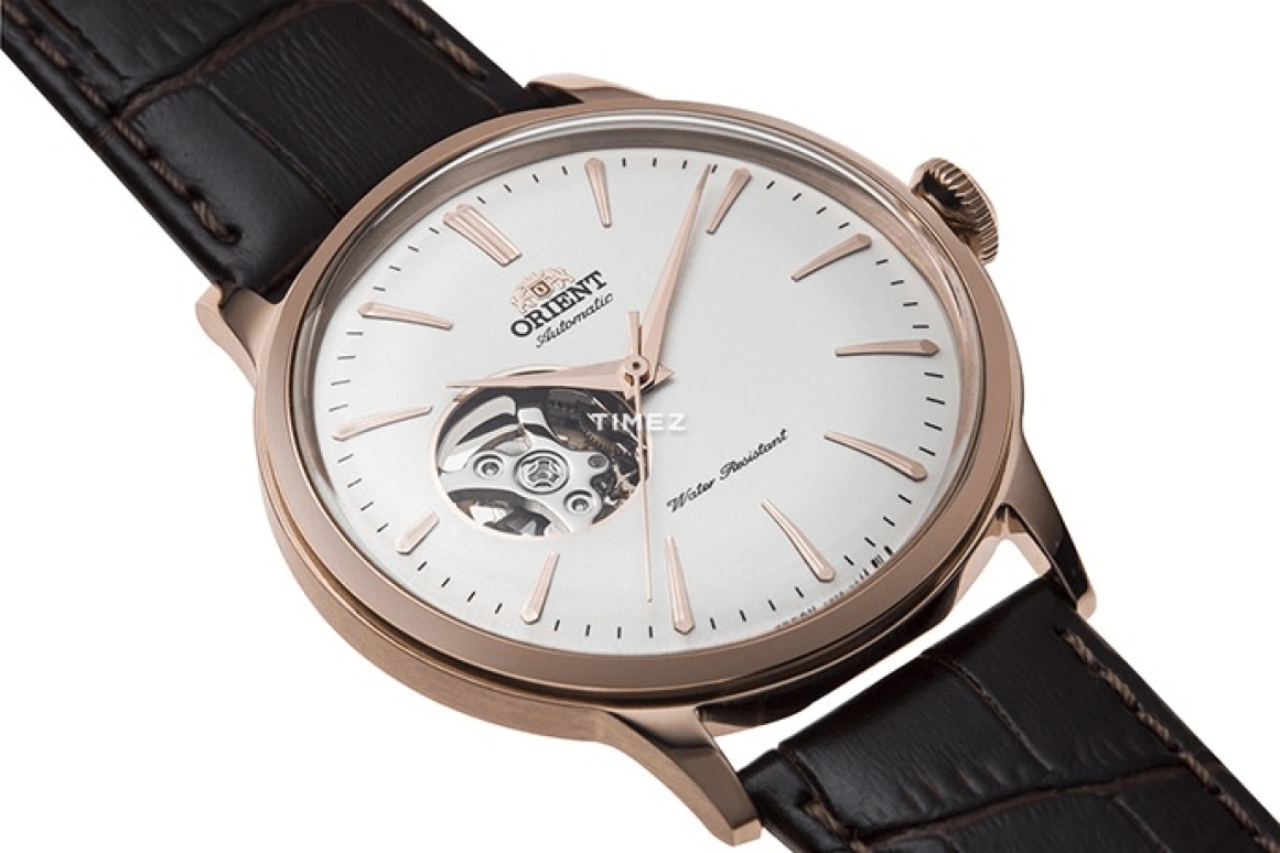 Orient,Classic 40.50mm,40.50mm,Stainless Steel,White,Handwound,Glass,Round,RA,RA-AG0001S