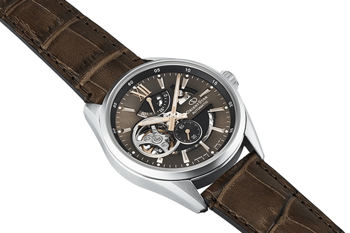 Orient,STAR 41mm,41mm,Stainless Steel,Coffee,Automatic,Power Reserve Indicator,Sapphire,RE,RE-AV0006Y