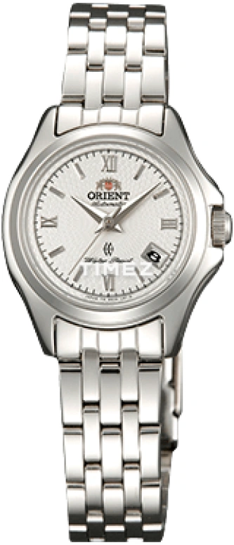 Orient,Contemporary 25mm,25mm,Stainless Steel,Silver White,Automatic,Day,Sapphire,Crystal Glass,NR1N002W
