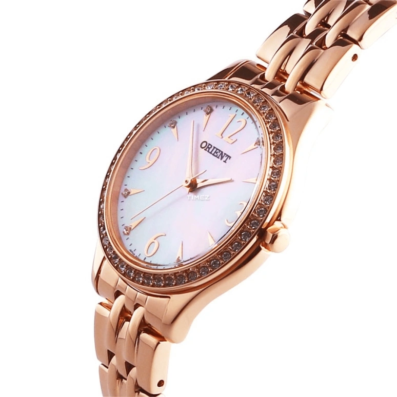 Orient,Other 30.30mm,30.30mm,Stainless Steel,White,Quartz,Glass,Round,FQC10001W