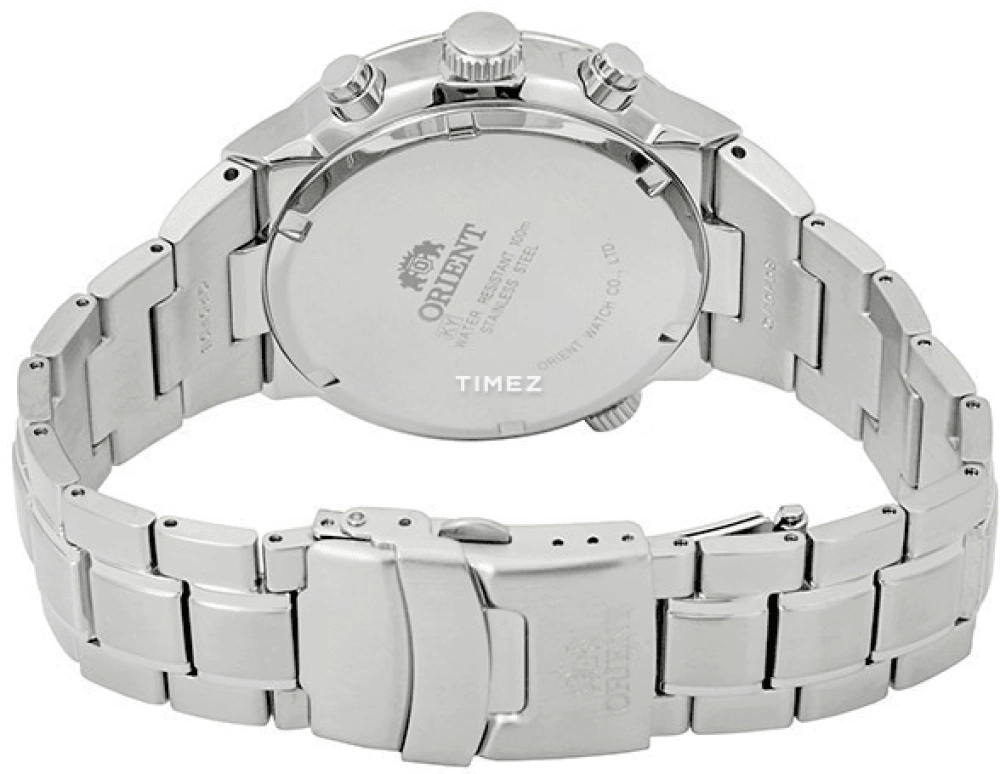 Orient,Sports 42.50mm,42.50mm,Stainless Steel,White,Quartz,Month,Day,CTD0H002W