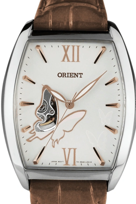 Orient,Other 34x43.50mm,34x43.50mm,Stainless Steel,White,Automatic,Hardlex,Glass,Tonneau,FDBAE003W