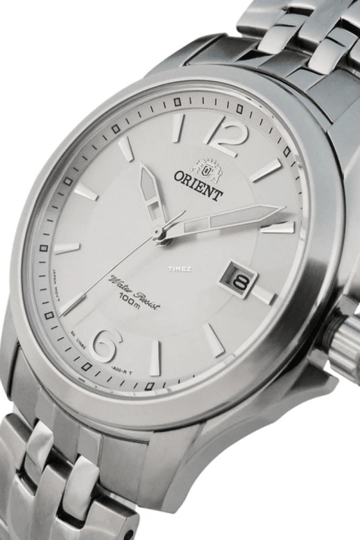 Orient,Sports 41.50mm,41.50mm,Stainless Steel,White,Quartz,Day,Glass,FUN8G001W