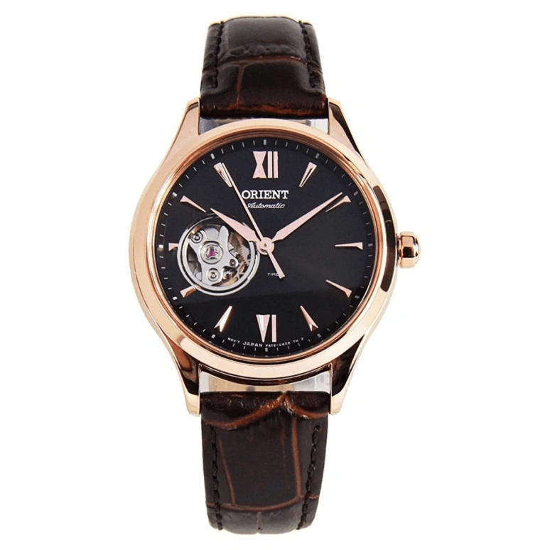 Orient,Classic 35.90mm,35.90mm,Stainless Steel,Brown,Handwound,Glass,Round,RA,RA-AG0023Y10B