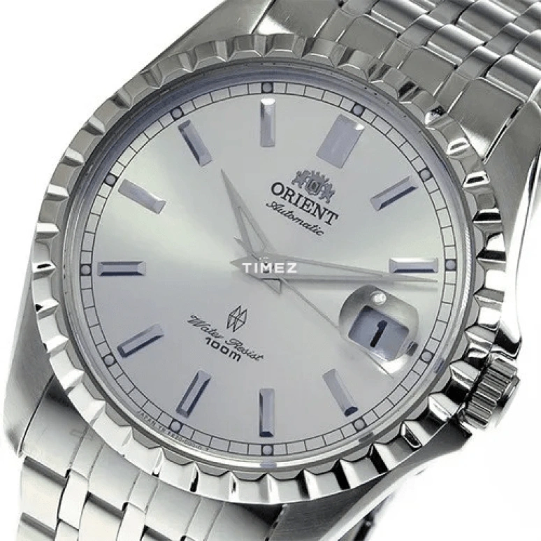 Orient,Other 40mm,40mm,Stainless Steel,Silver White,Automatic,Day,Sapphire,Crystal Glass,SER20002W0