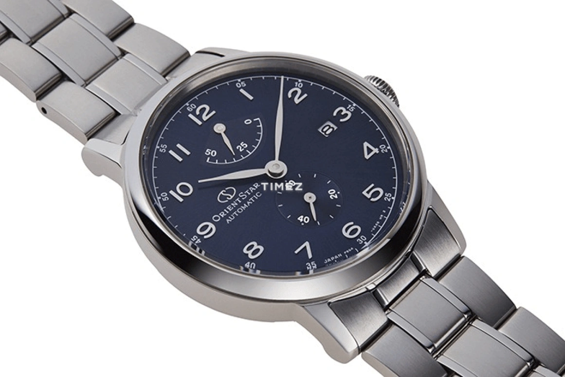 Orient,STAR 38.70mm,38.70mm,Stainless Steel,Blue,Automatic,Day,Power Reserve Indicator,RE,RE-AW0002L
