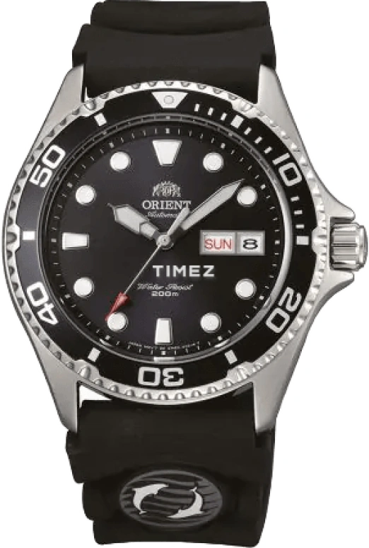 Orient,Other 41.50mm,41.50mm,Stainless Steel,Black,Automatic,Date,Day,FAA02007B9