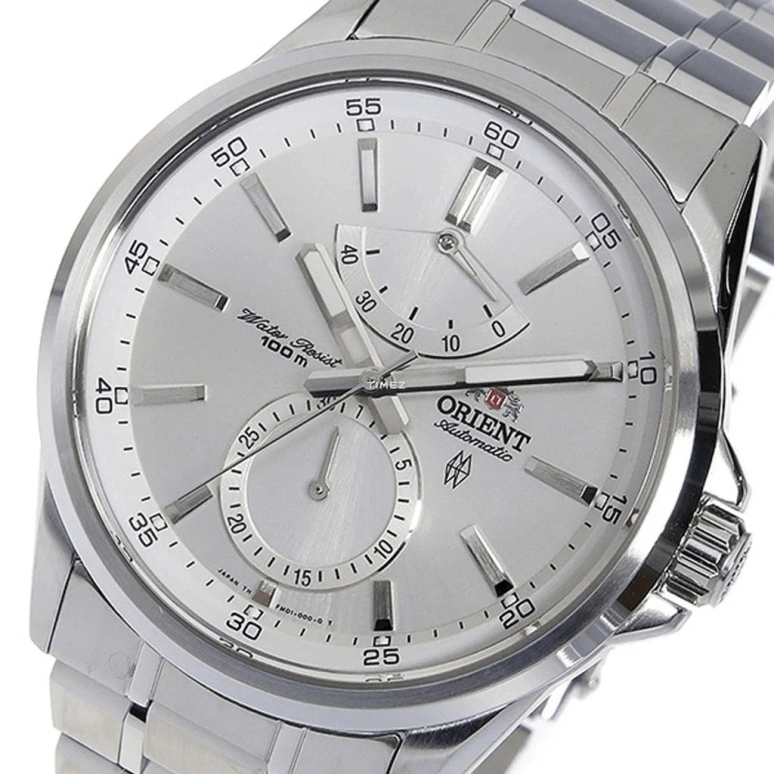 Orient,Sports 42mm,42mm,Stainless Steel,White,Automatic,Day,Power Reserve Indicator,SFM01002W0