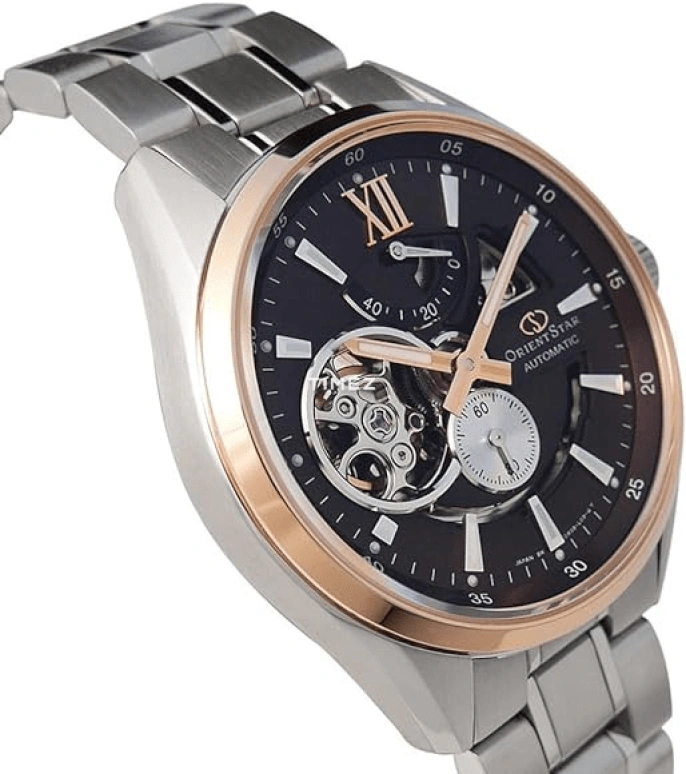Orient,Other 41mm,41mm,Stainless Steel,Coffee,Handwound,Power Reserve Indicator,Sapphire,Crystal Glass,SDK05005T