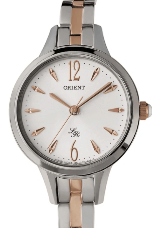 Orient,Other 28mm,28mm,Stainless Steel,White,Quartz,Glass,Round,FQC14002W