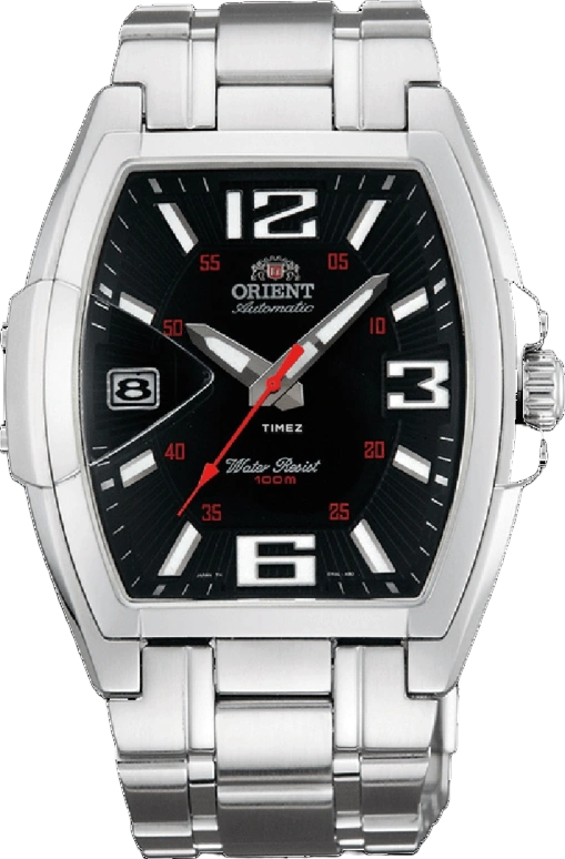 Orient,Other 47mm,47mm,Stainless Steel,Black,Automatic,Day,Tonneau,CERAL004B