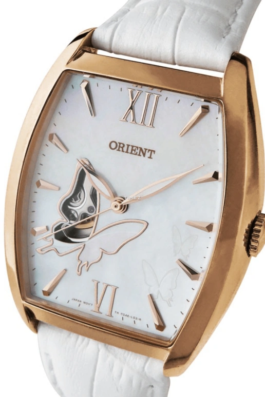 Orient,Other 34x43.50mm,34x43.50mm,Stainless Steel,White,Automatic,Hardlex,Glass,Tonneau,FDBAE002W