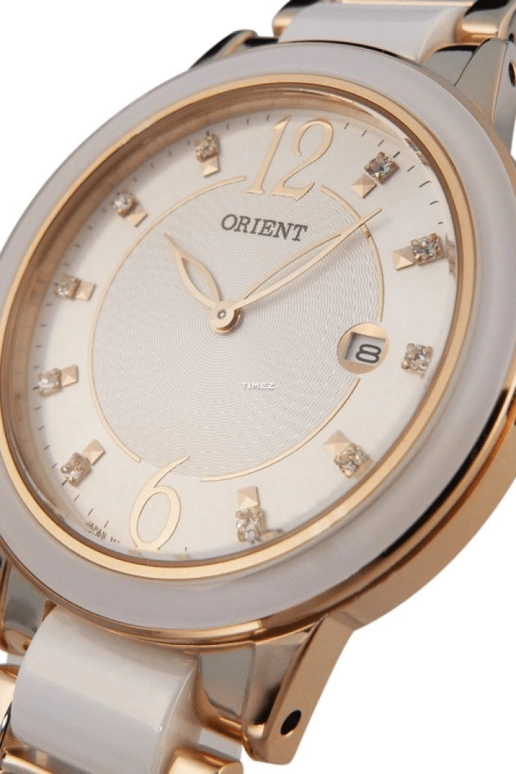 Orient,Other 38mm,38mm,Stainless Steel,White,Quartz,Day,Hardlex,Glass,FGW04002W