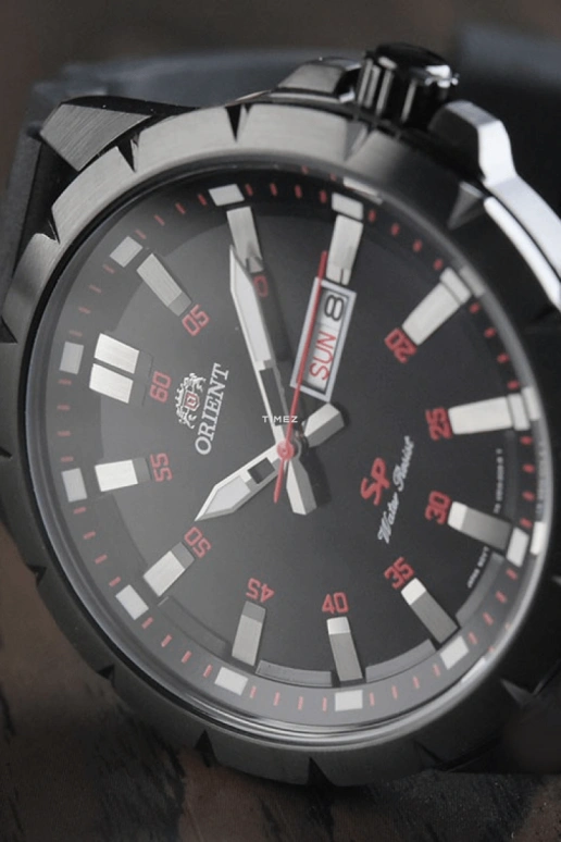 Orient,Sports 43mm,43mm,Stainless Steel,Black,Quartz,Date,Day,FUG1X00BB