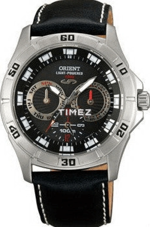 Orient,Other 0mm,0mm,Stainless Steel,Black,Quartz,Date,Cushion,CVF05002B