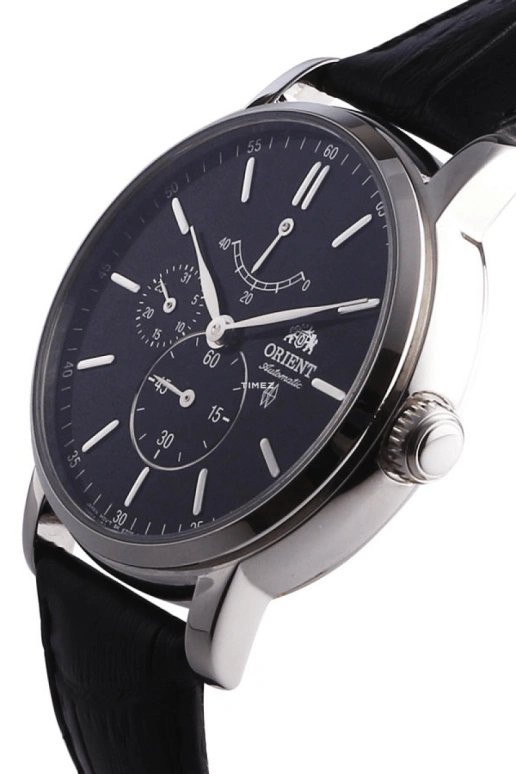 Orient,Classic 41mm,41mm,Stainless Steel,Black,Automatic,Day,Power Reserve Indicator,FEZ09003B